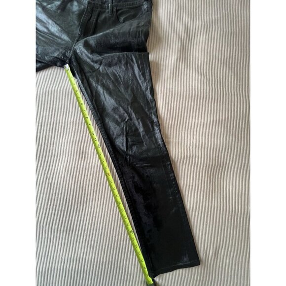 Ralph Lauren Purple Label Women's Coated Slim Fit Jeans - Size 30 - BLACK - Picture 10 of 15